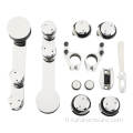Shower glass sliding door rollers